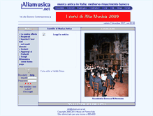 Tablet Screenshot of aliamusica.net
